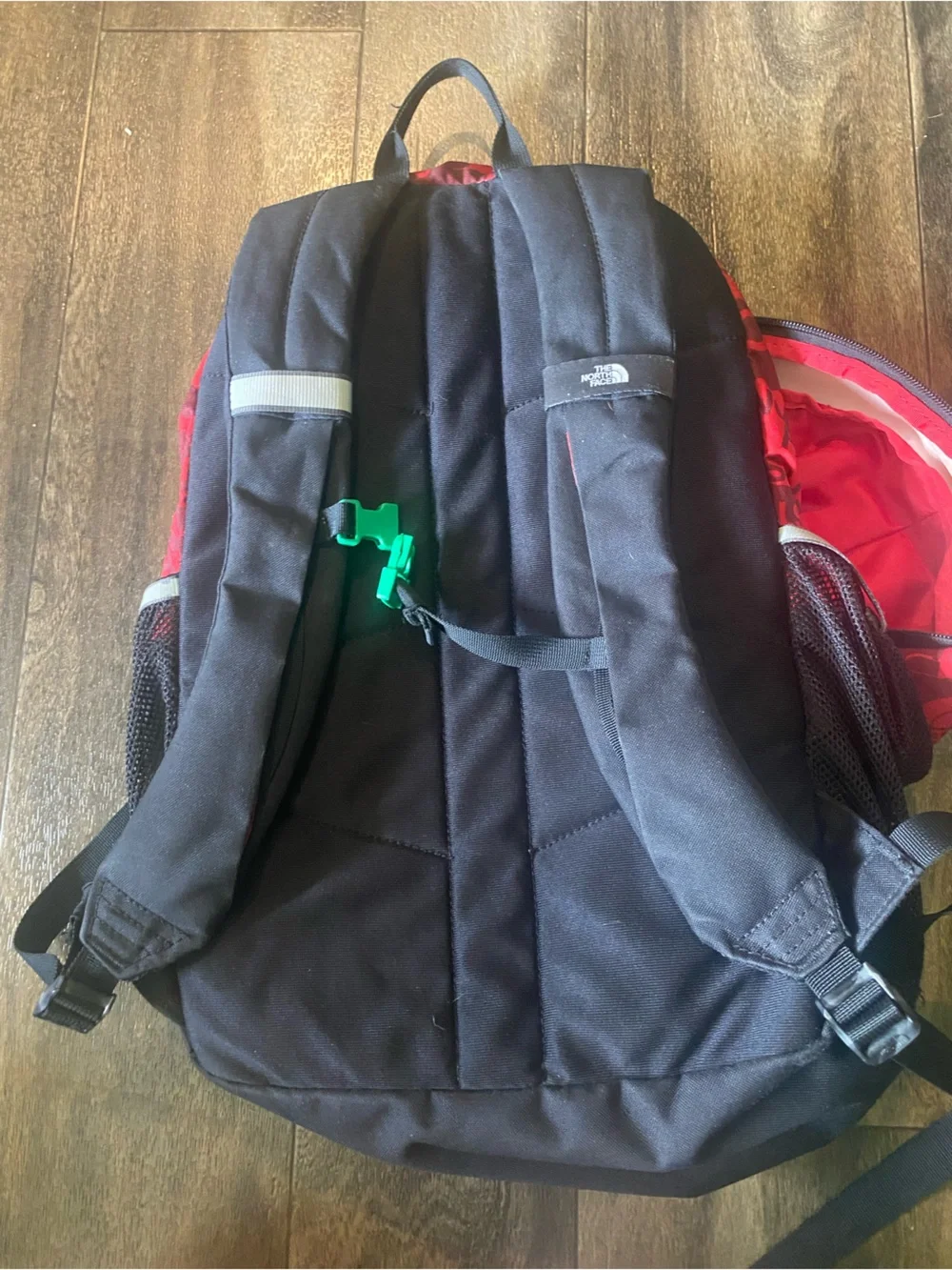 The North Face bold red